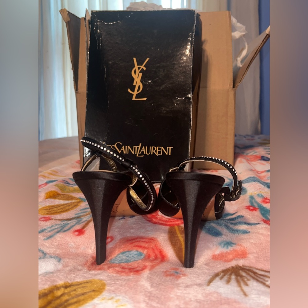 YSL Rhinestone Heels - Picture 3 of 5